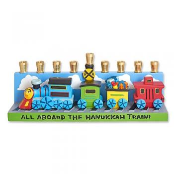 Children's Train Menorah